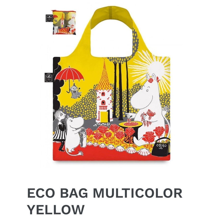 Eco Tote Bag Moomin Mumin Gul