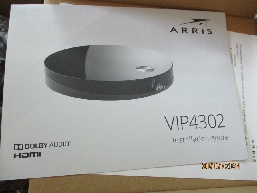 TELIA TV Box ARRIS VIP4302