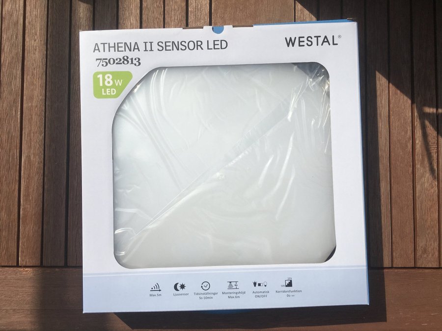 Plafond Westal Athena II Sensor 18W , Ny