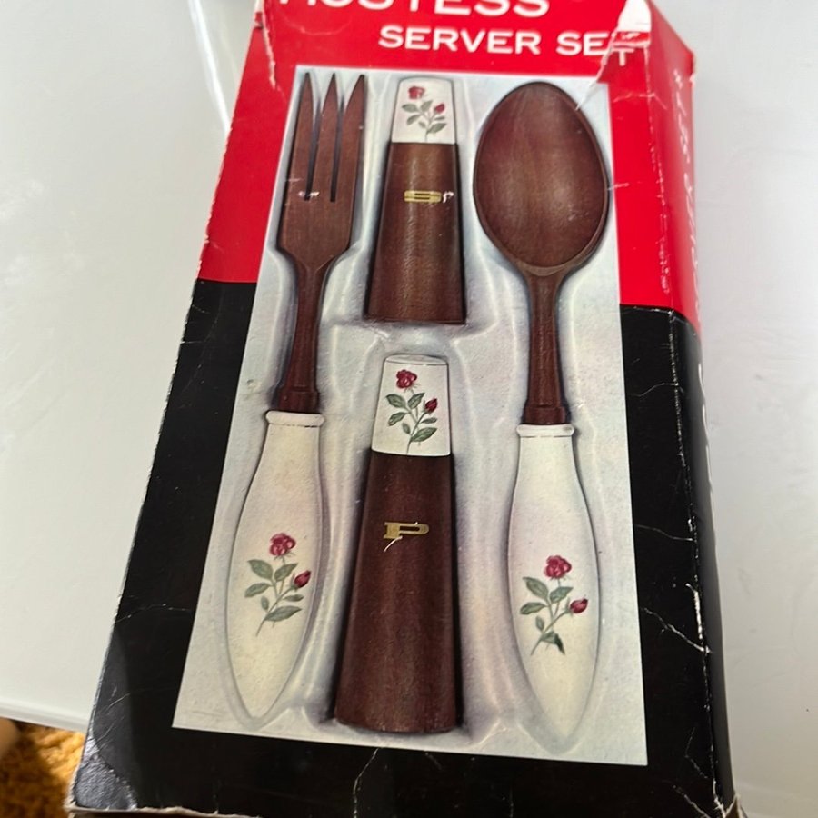 Vintage Hostess server set