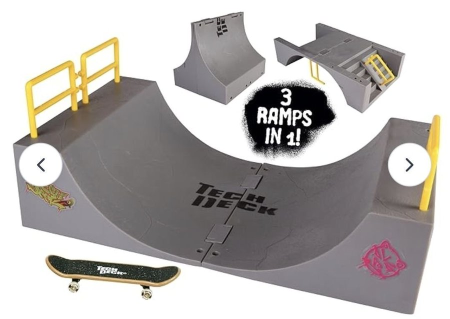 Tech Deck Ramp Set 3 i 1 spin master sm 2011 fingerboard skateboard