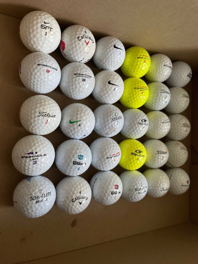 30st golfbollar mix