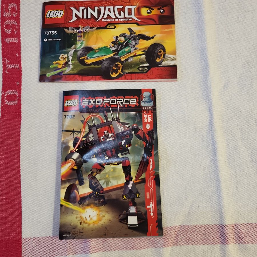 LEGO Ninjago 70755  LEGO Exo-Force 7702 Instruktioner