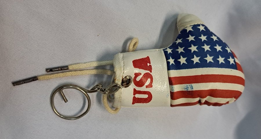 USA boxningshandske nyckelring Keychain Key Ring