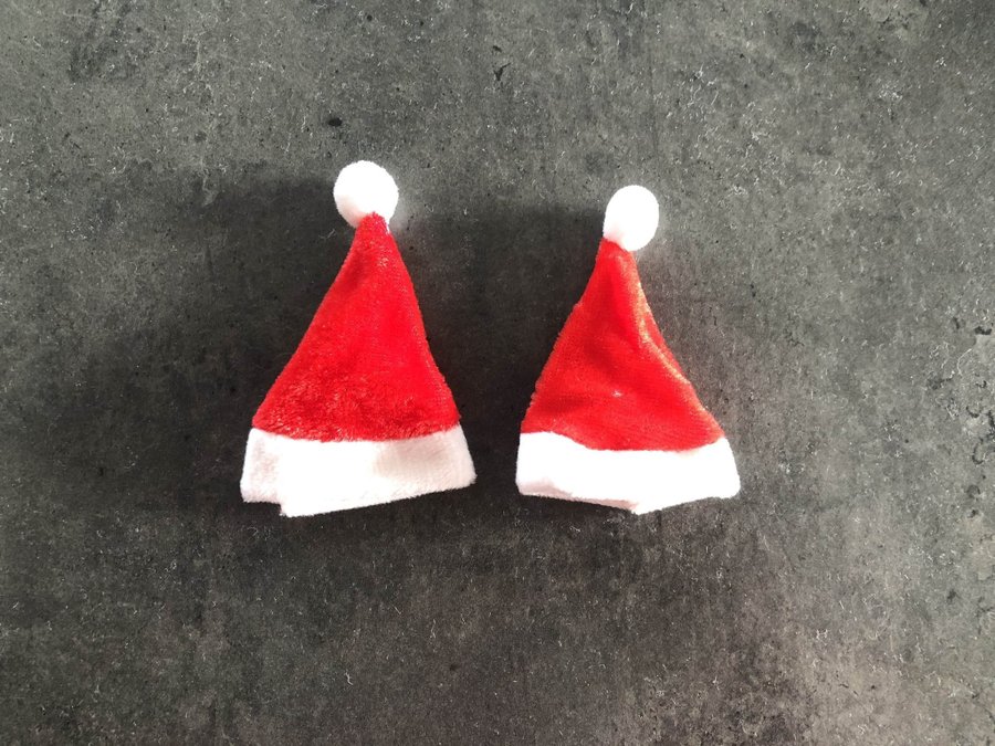 Miniature Santa Hats Minaityr Tomteluvor