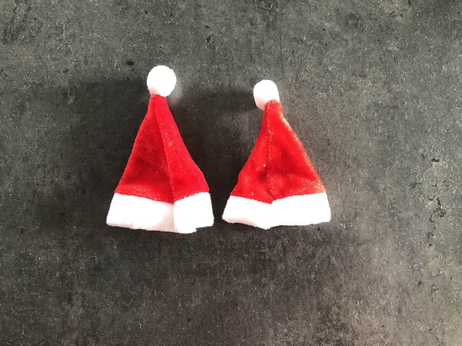 Miniature Santa Hats Minaityr Tomteluvor