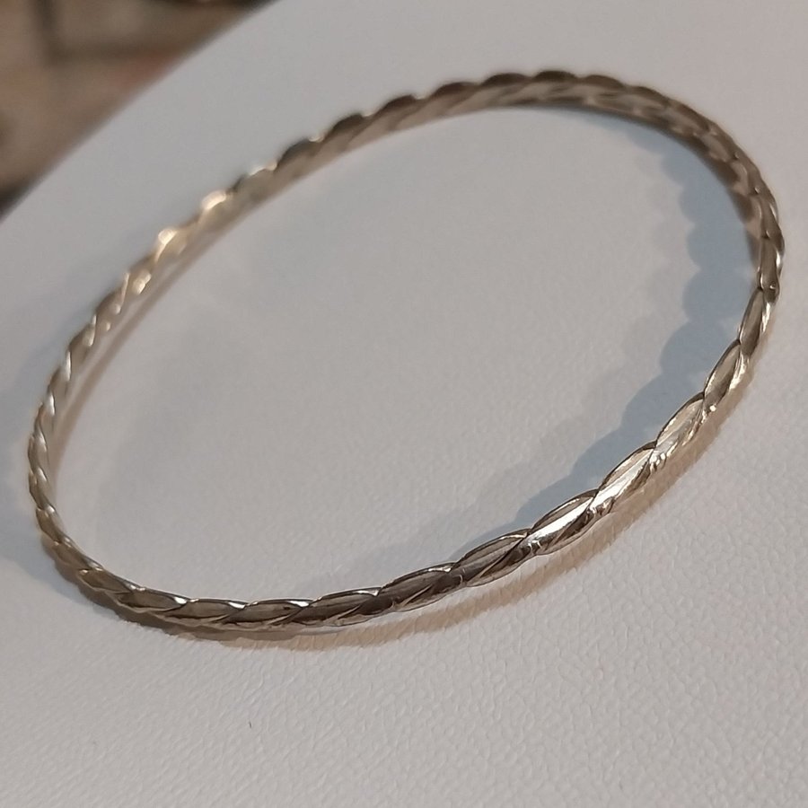 SILVERARMBAND. STÄMPLAT ÄKTA SILVER. VINTAGE, NGT PATINA