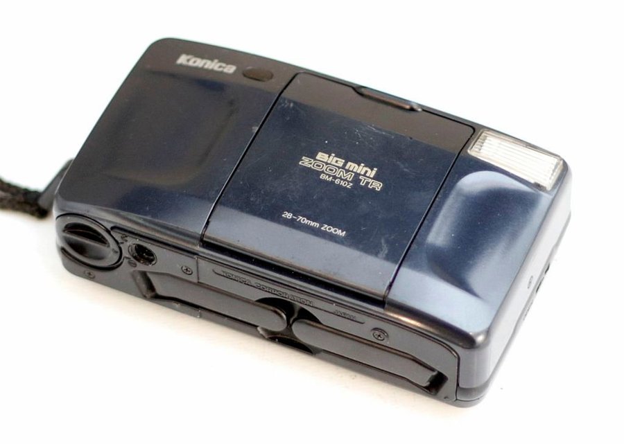 Liten analog kamera Konica Big mini Zoom TR BM-610Z