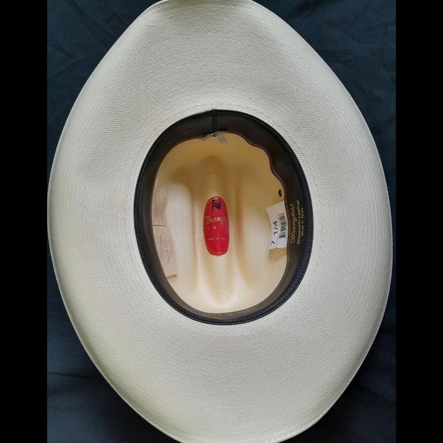 Wrangler äkta Western Vintage Texas Cowboyhatt! Stlk 7 1/4, Janne Lindgren!