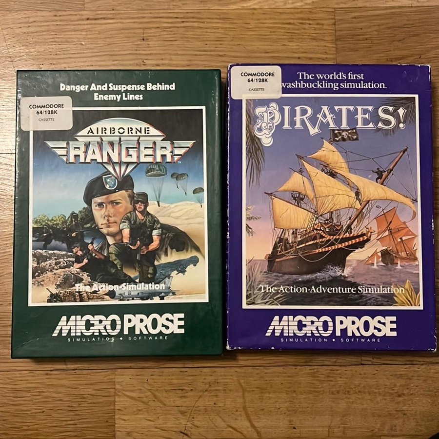 Airborne Ranger  Pirates! Commodore 64