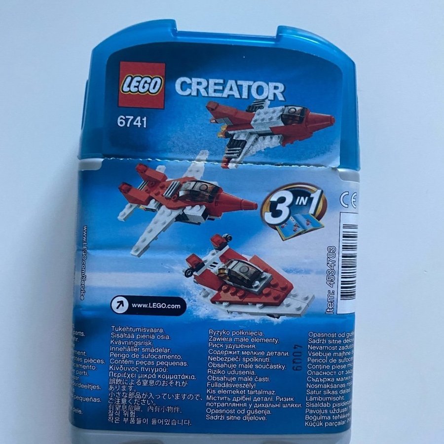 Lego Creator 6741 Mini jet, 3-in-1