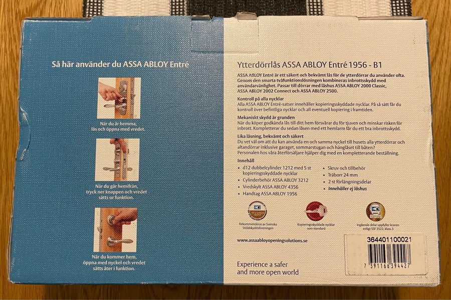 Assa Abloy Entré 1956-B1