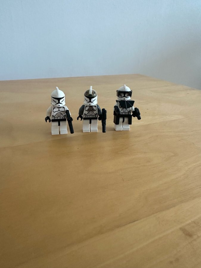 3 st LEGO Star Wars Clone Troopers