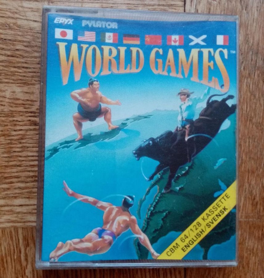 World Games (Pylator - Epyx) ->TESTAD<- Commodore 64 / C64 Spel