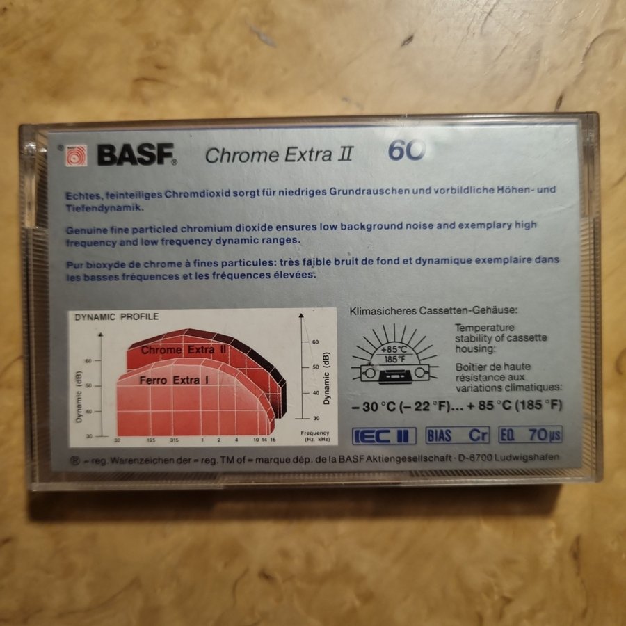 BASF Chrome Extra II 60 Kassettband