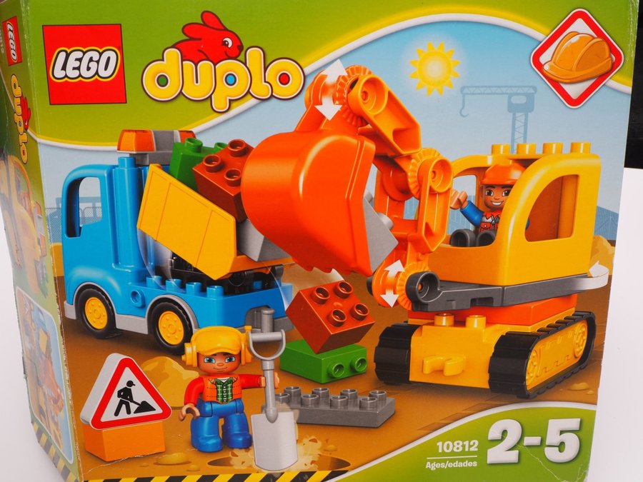 Lego Duplo 10812 Grävmaskin o Lastbil KOMPLETT