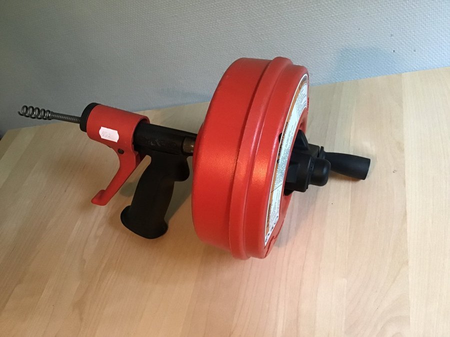 RIDGID POWER-SPIN + RENSMASKIN TILL AVLOPP - För diskho tvättställ o badkar