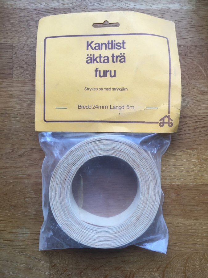 Kantlist i furu 24mm x 5m