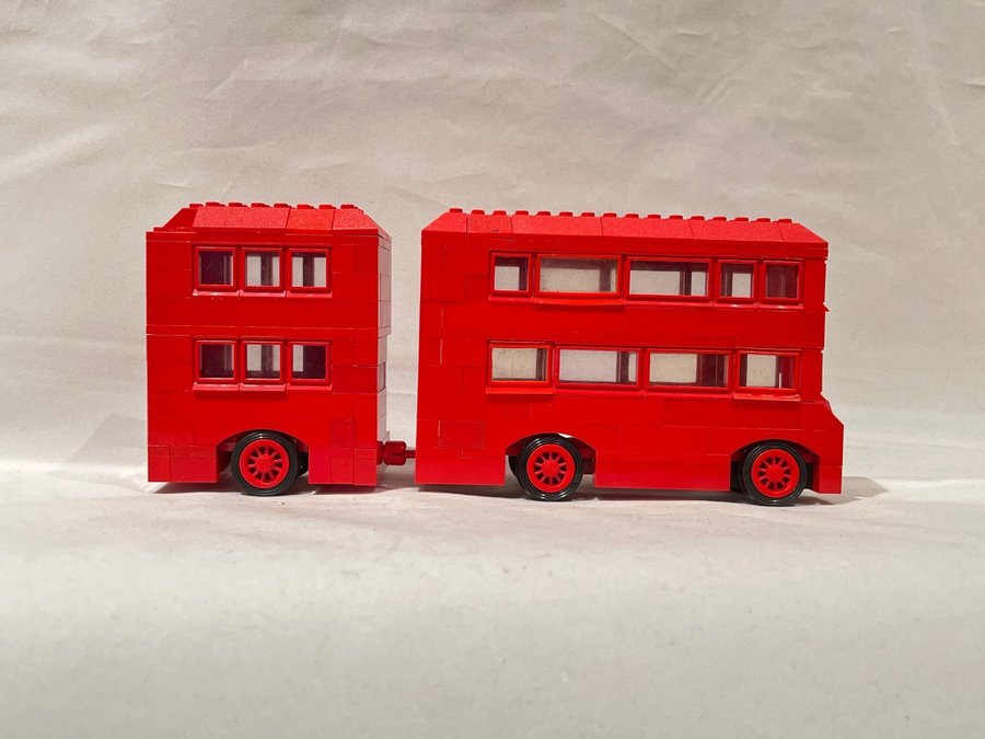 Lego Londonbuss med släp, ovanlig!!!