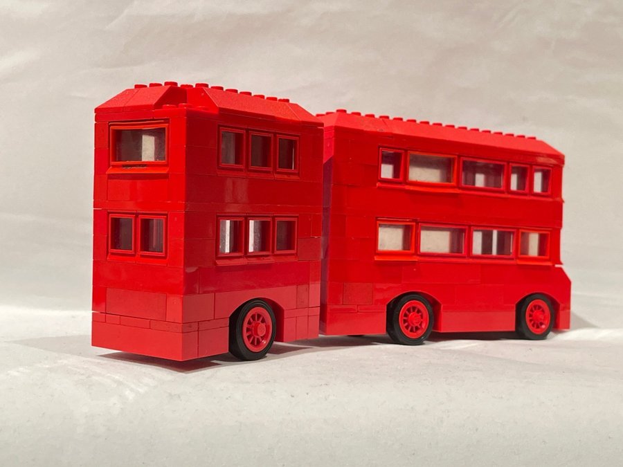 Lego Londonbuss med släp, ovanlig!!!