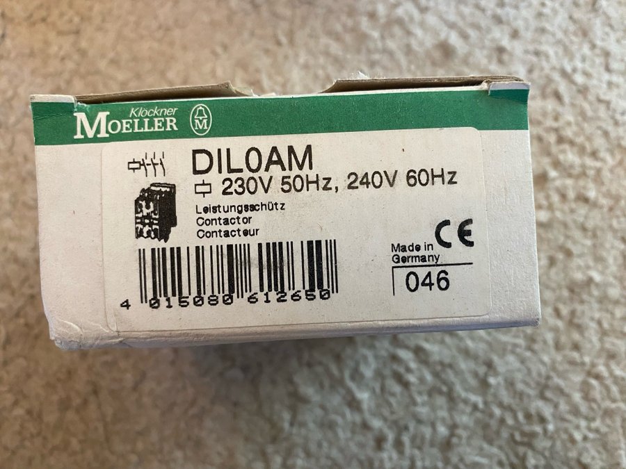 Klöckner Moeller DILOAM 230V 50Hz 240V 60Hz