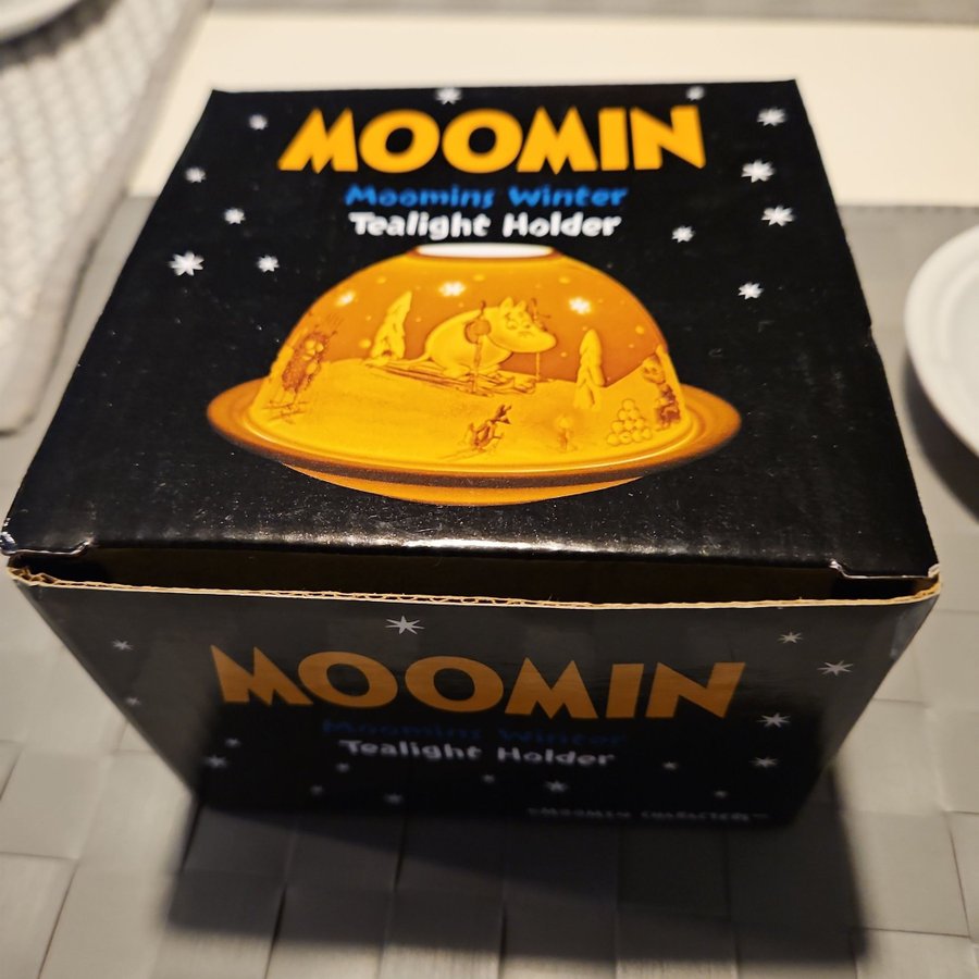 Moomin Ljuslykta med Snöboll och Snöflingor mumin mumin vintetr