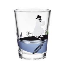 Arabia Muminglas 22 cl Muminpappa// Muminglas Snorkfröken, iittala 22 cl. NYA