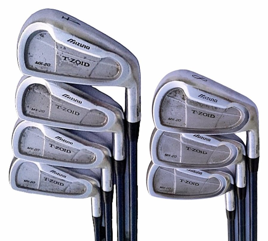 Mizuno MX-20 T-Zoid Forged Men's Iron Set 4-PW Graphite R Flex +0.5"