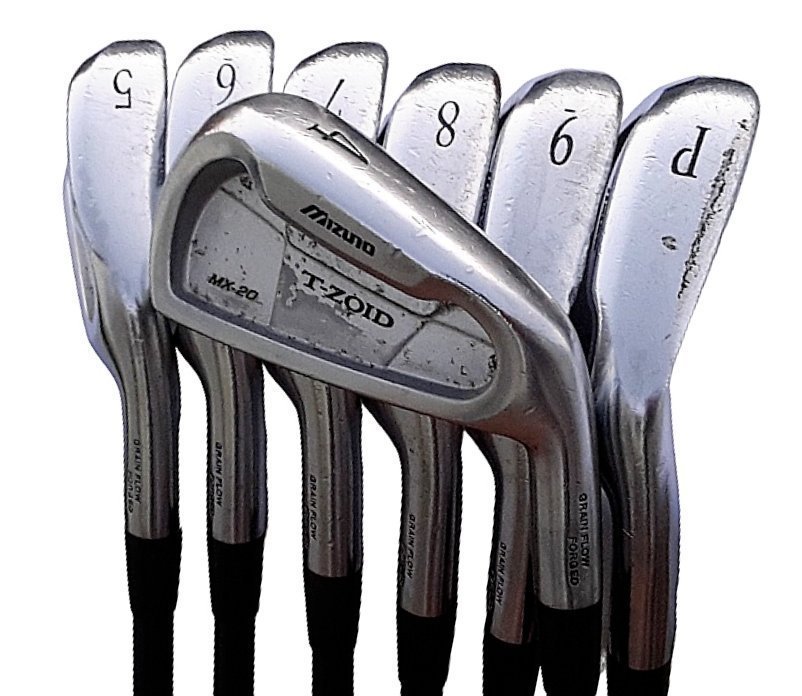 Mizuno MX-20 T-Zoid Forged Men's Iron Set 4-PW Graphite R Flex +0.5"