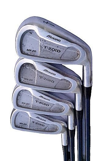 Mizuno MX-20 T-Zoid Forged Men's Iron Set 4-PW Graphite R Flex +0.5"