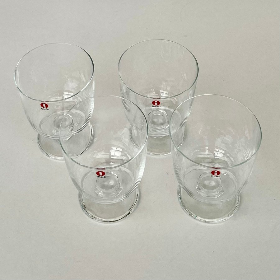 4 st nya ITTALA Lempi Dricksglas | Glas | Vinglas