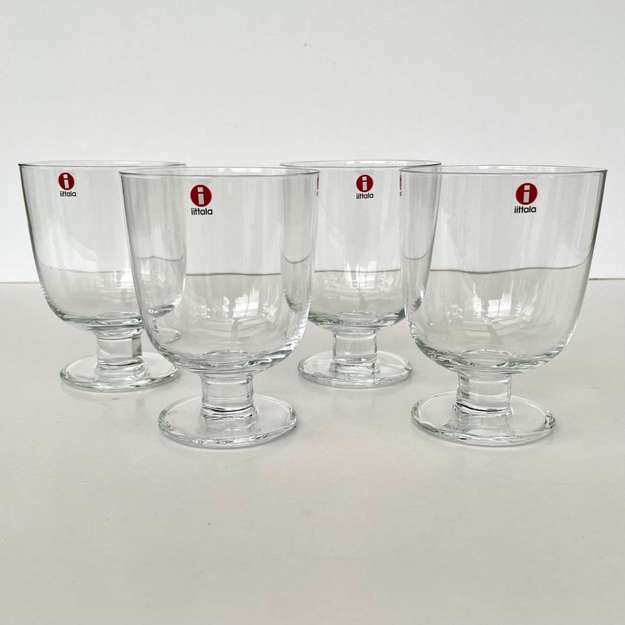 4 st nya ITTALA Lempi Dricksglas | Glas | Vinglas