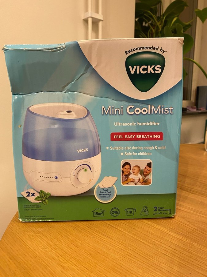 Vicks Mini CoolMist Luftfuktare