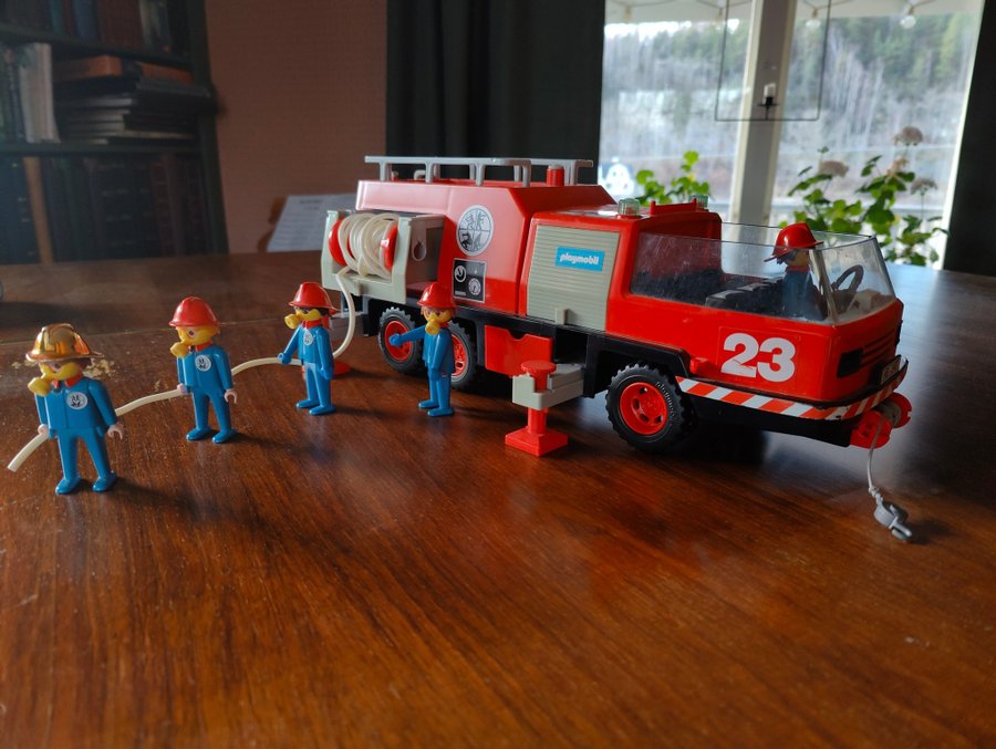 Playmobil Brandbil med Figuriner