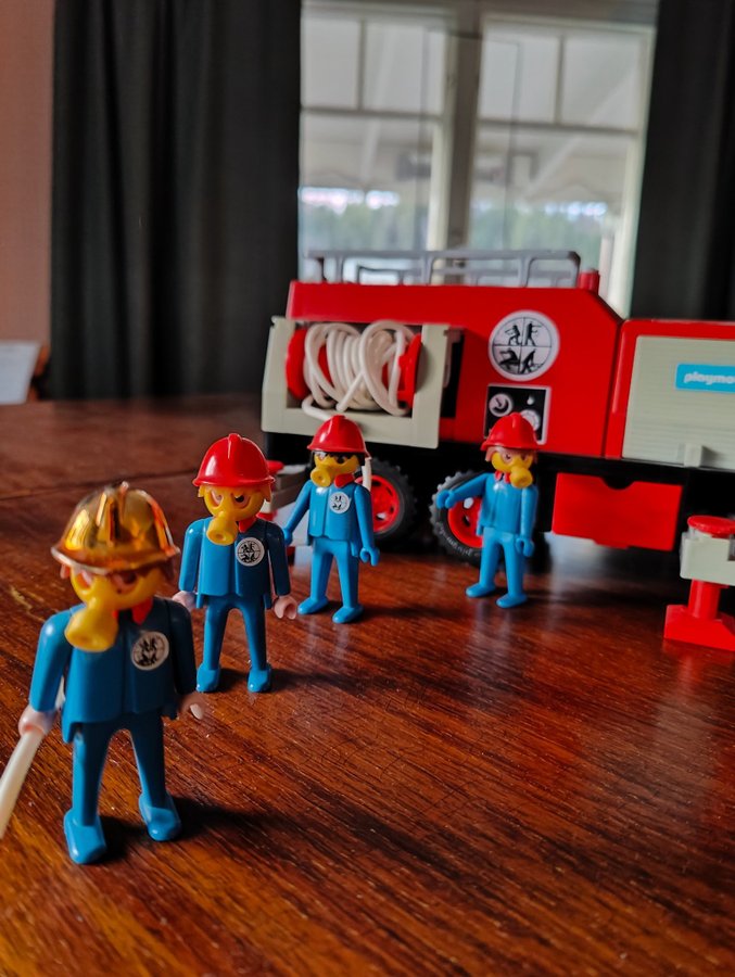 Playmobil Brandbil med Figuriner