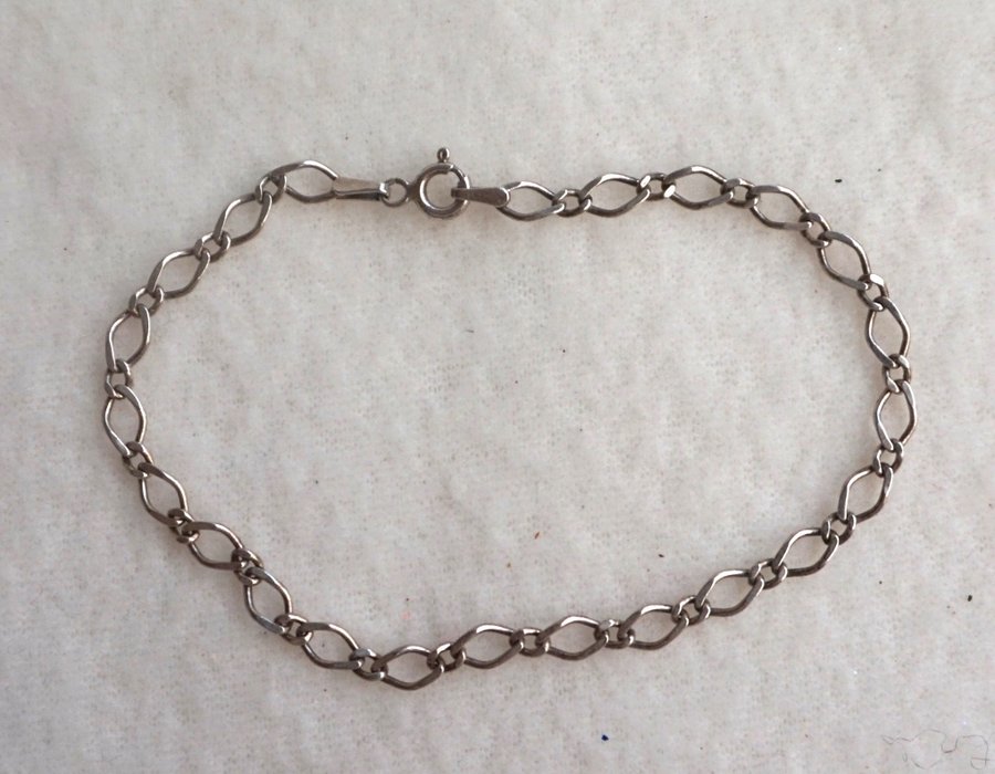 silverarmband, armlänk