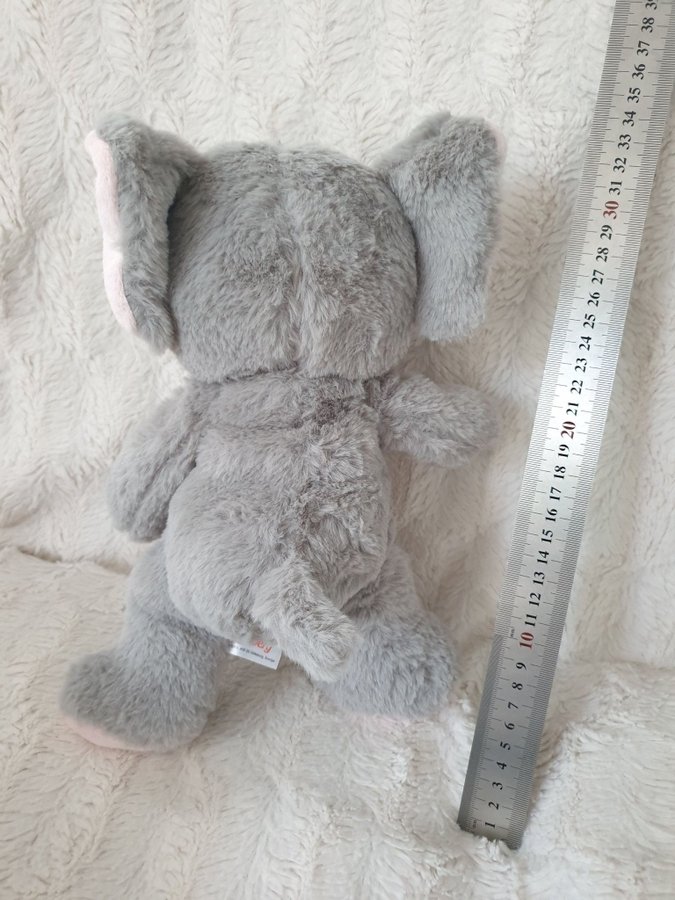 Ny Nalle grå elefanten mjukisdjur 29cm