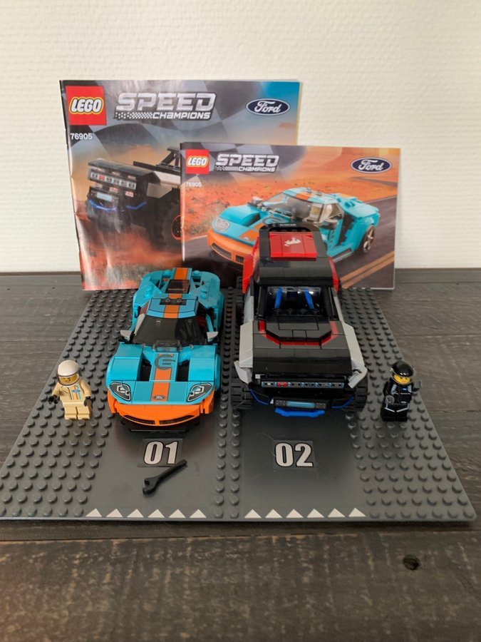 LEGO Speed Champions 76905 Ford GT  Ford F-150 Raptor