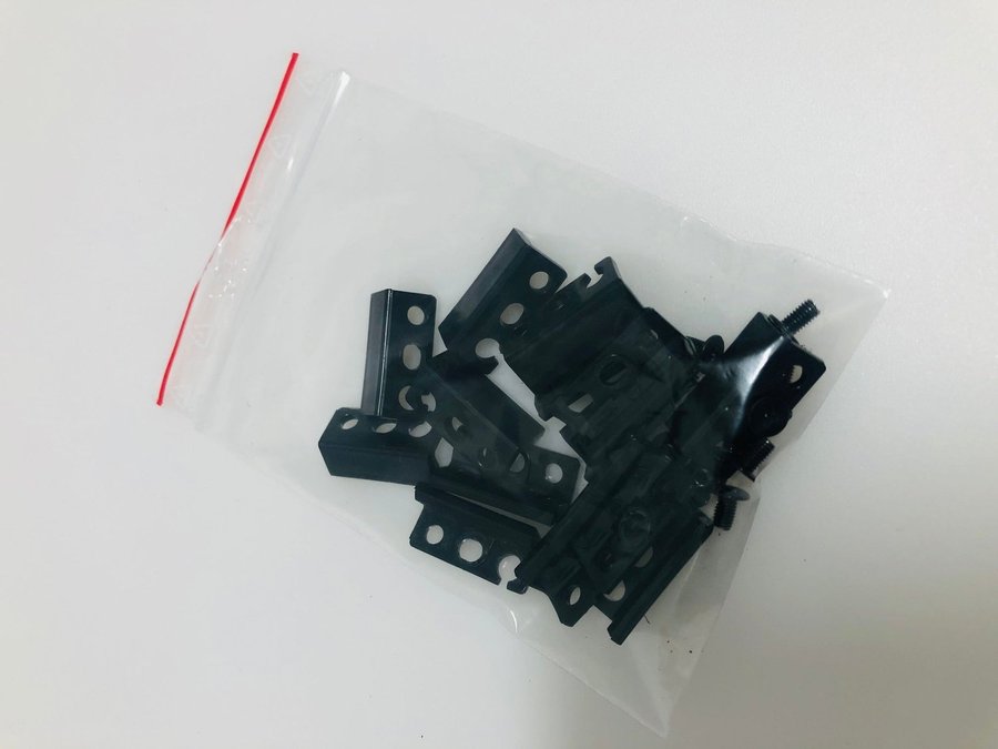 Frame hinges (14 pcs) with screws for Philips 50PUS8007/12