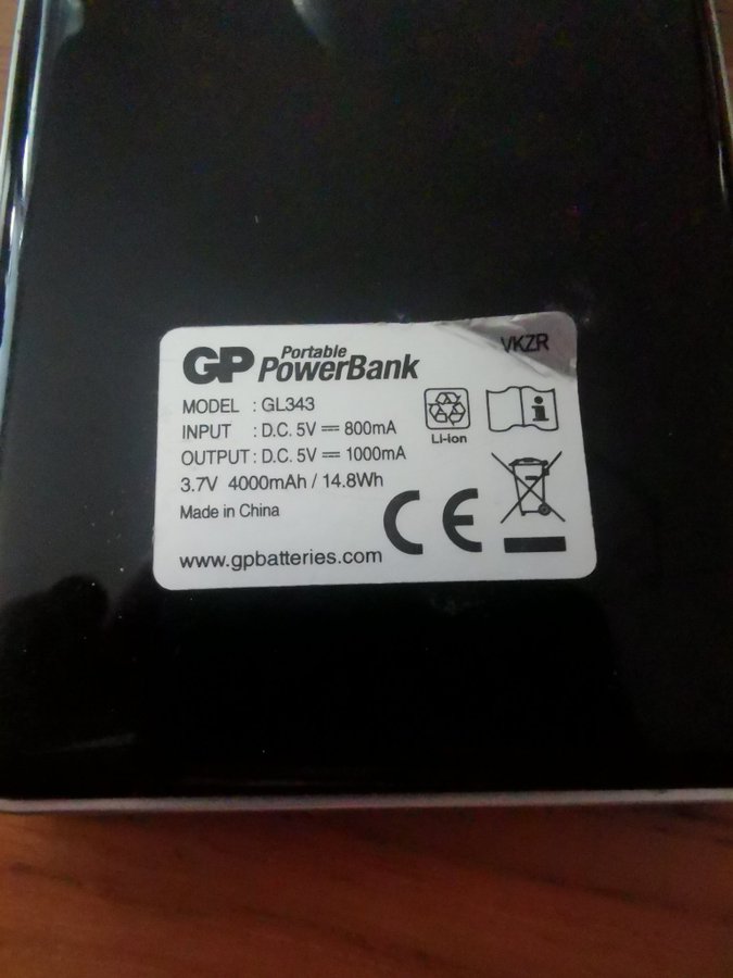 GP Portable PowerBank GL343