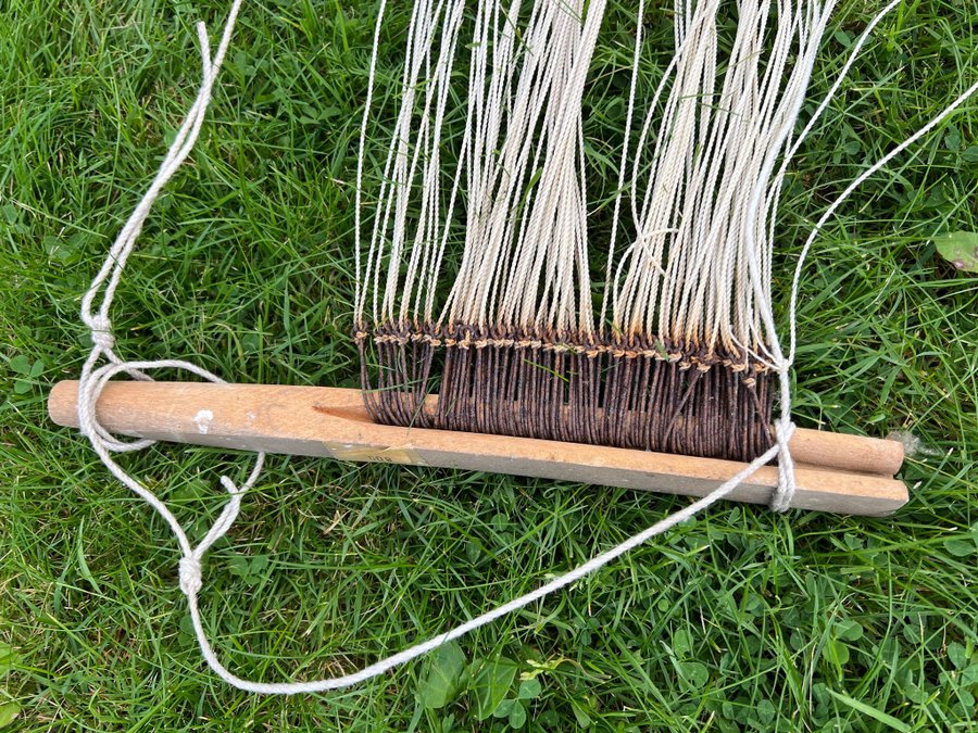 SJÖBODSRENSNING fin gammal GARN / LÅNGREV / BACKER från fisket förr i tiden