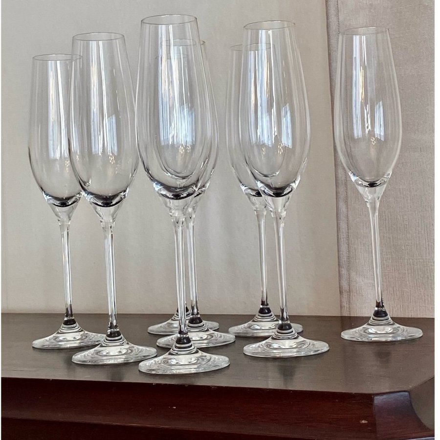 Scandi Living Karlevi champagneglas / Glas 8-pack , vacker design