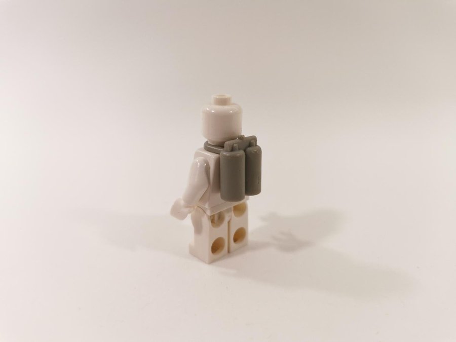 Lego - tillbehör - space - airtanks - part 3838 - ljusgrå (old light gray)