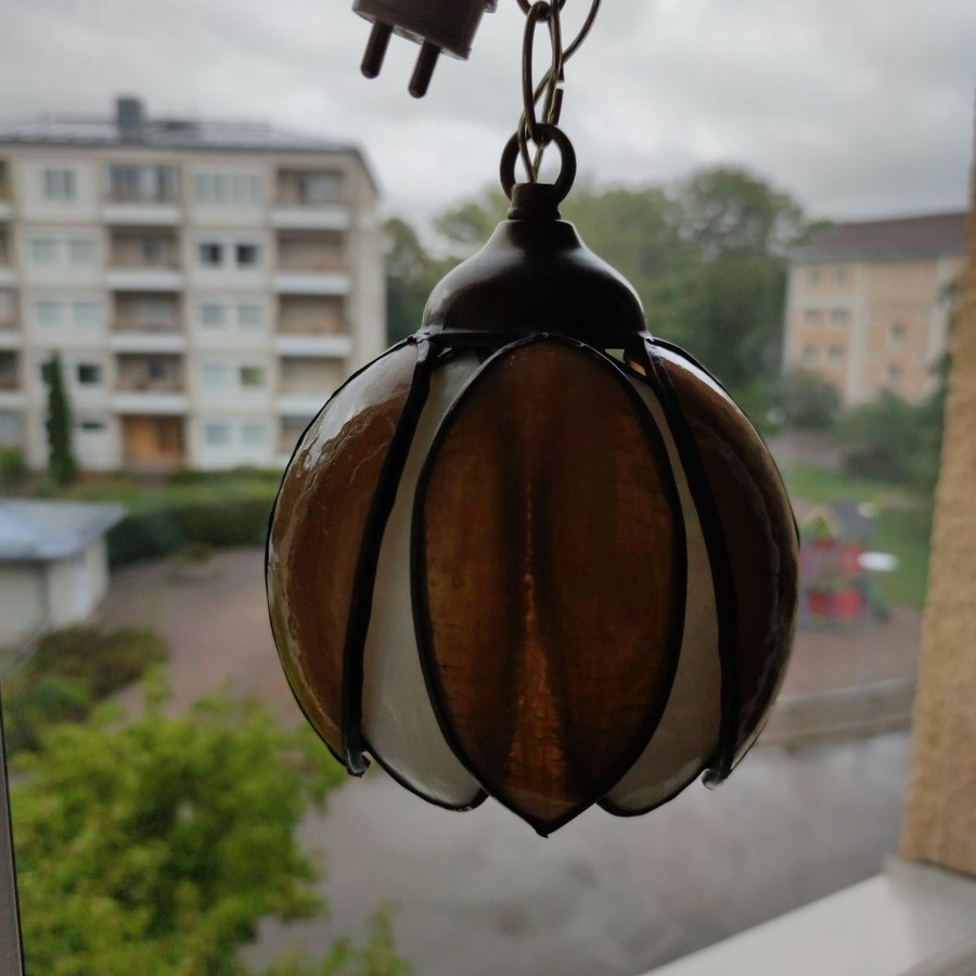 Hänglampa/Fönster lampa glas .