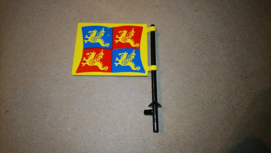 Lego flagga 6086 castle slott riddare