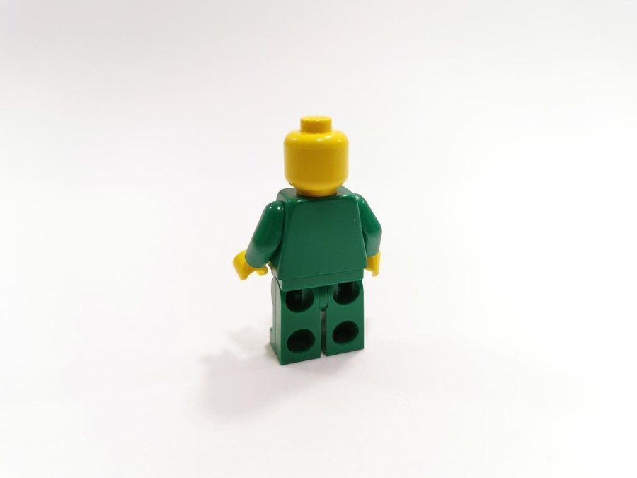 Lego - minifigur - castle - forestmen - bonde - grön