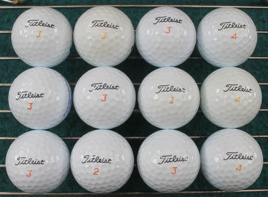 TITLEIST VELOCITY - 1 dussin förstasortering - 6 kr/st - Bra samfrakt!