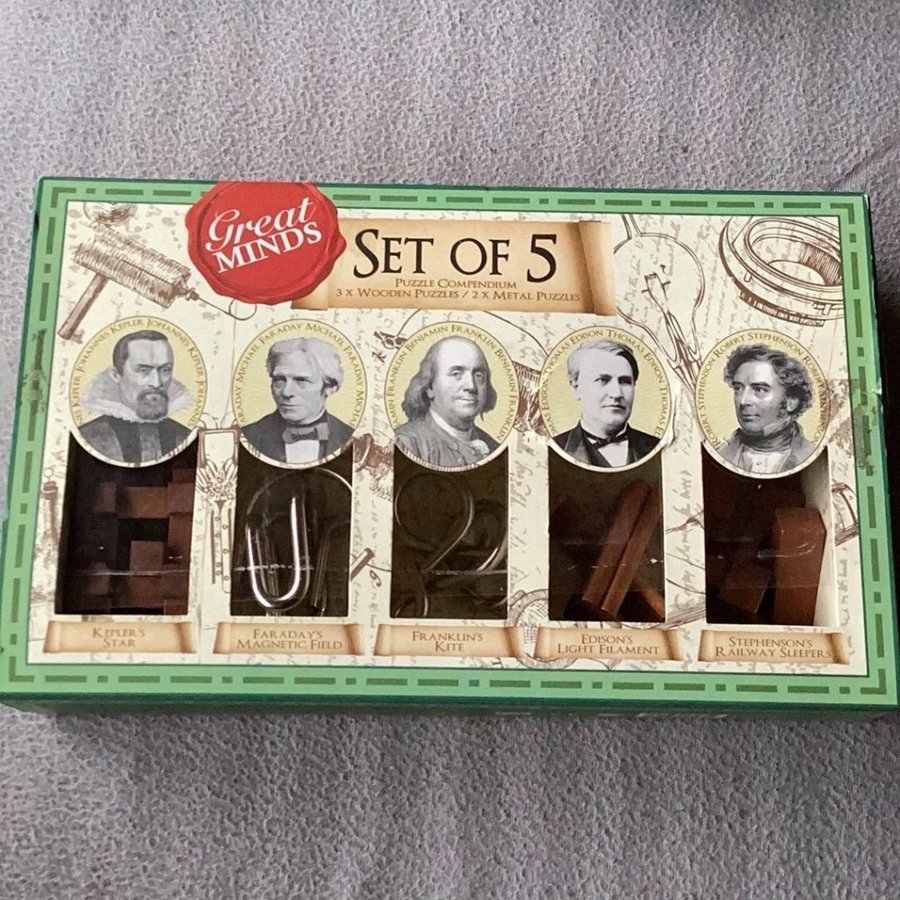 Great Minds - Set of 5 pussel