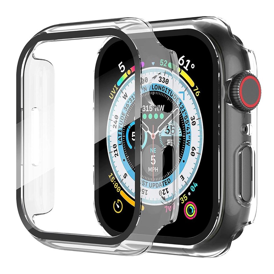 Apple Watch Cover 45mm - Skydd till Apple Watch (TRANSPARENT)