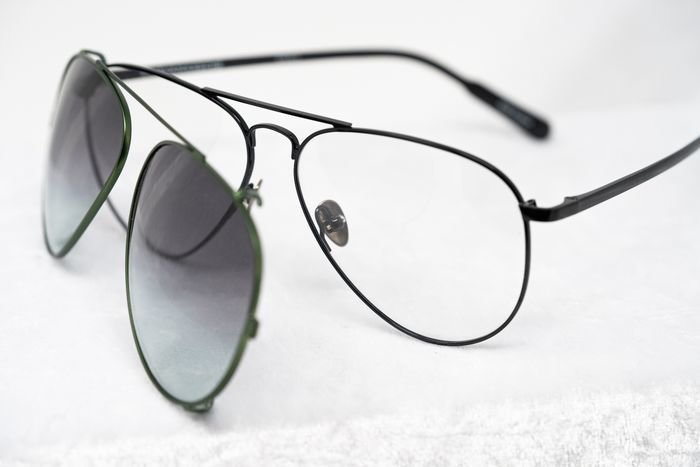 Kris Van Assche - Green and Grey - Sunglasses